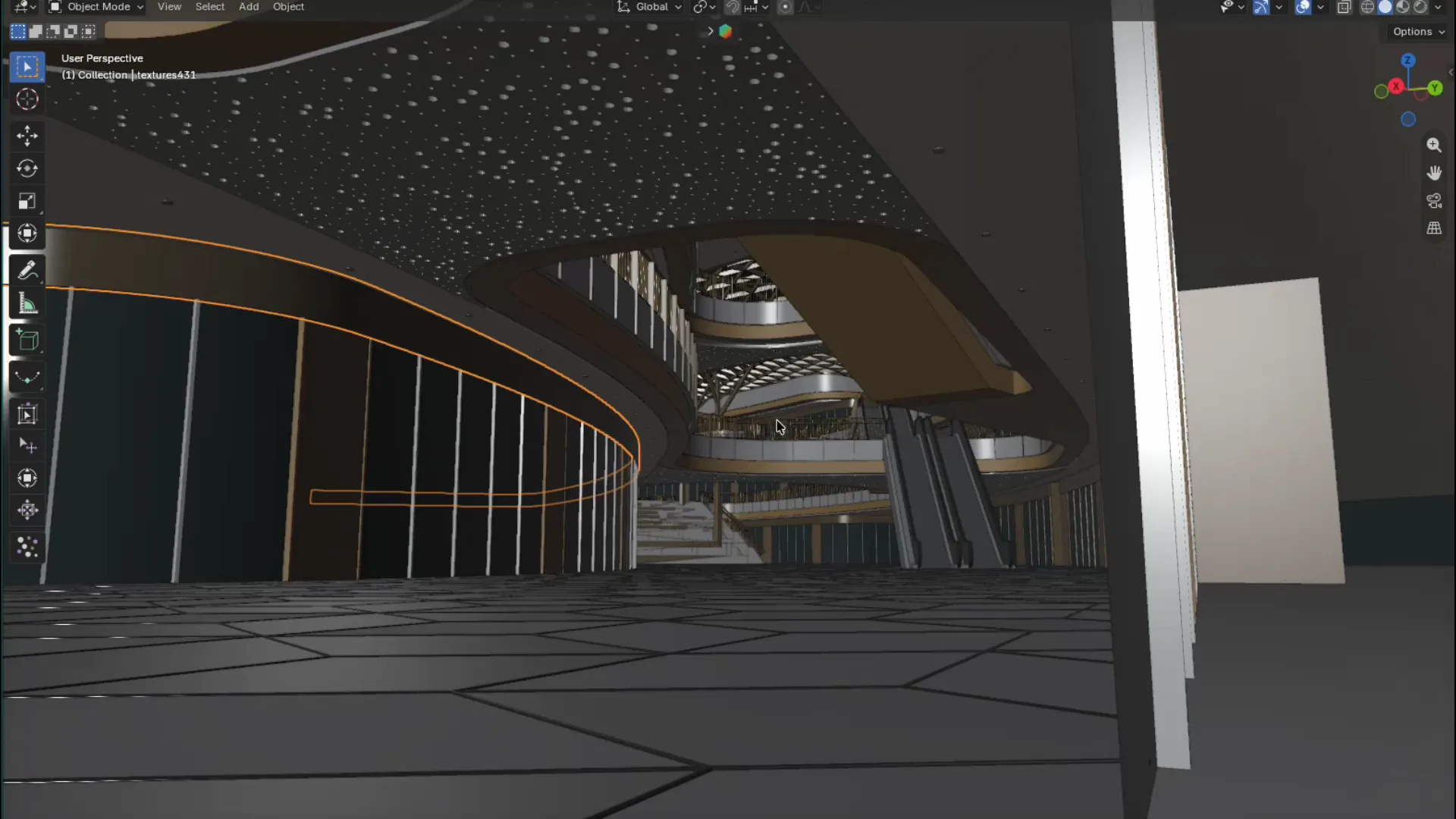 Vista del modelo real en desarrollo de Mall Virtual CR